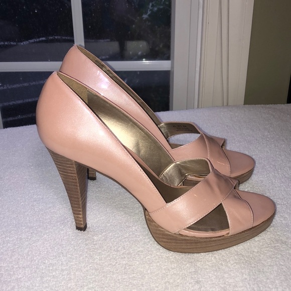 NEW! CARLOS ( Santana) Pink champagne Heels - Picture 5 of 8